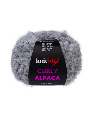 Knit me Curly Alpaca El Örgü İplikleri
