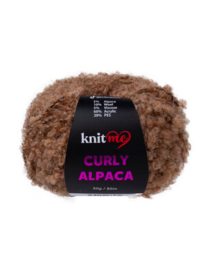 Knit me Curly Alpaca El Örgü İplikleri - Thumbnail