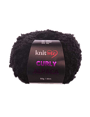 Knit me Curly Alpaca El Örgü İplikleri - Thumbnail