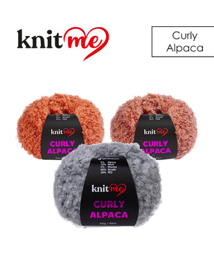 KNITME - Knit me Curly Alpaca El Örgü İplikleri