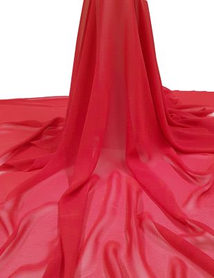 Krep Şifon Kumaş - En 150 cm - Kırmızı