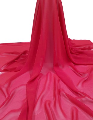  - Krep Şifon Kumaş - En 150 cm - Koyu Fuşya