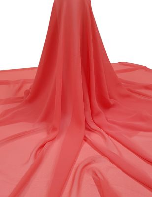 Krep Şifon Kumaş - En 150 cm - Nar Çiçeği