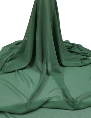  - Krep Şifon Kumaş - En 150 cm - Yeşil