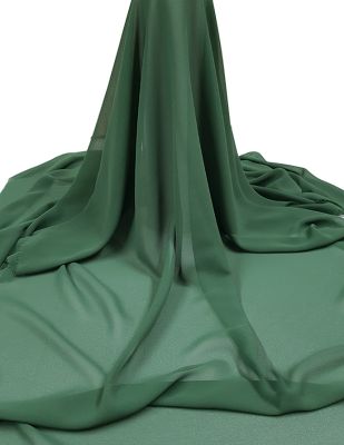 Krep Şifon Kumaş - En 150 cm - Yeşil