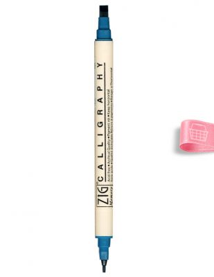 Kuretake ZIG Calligraphy Pen, Kaligrafi Kalemi İki Uçlu - 2.0 mm, 5.0 mm