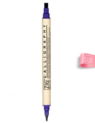 Kuretake ZIG Calligraphy Pen, Kaligrafi Kalemi İki Uçlu - 2.0 mm, 5.0 mm