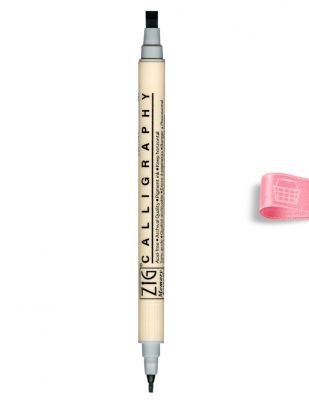 Kuretake ZIG Calligraphy Pen, Kaligrafi Kalemi İki Uçlu - 2.0 mm, 5.0 mm