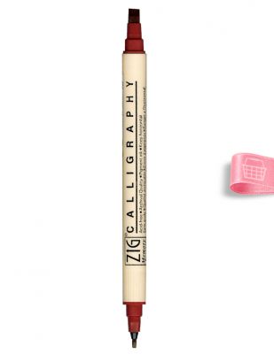 Kuretake ZIG Calligraphy Pen, Kaligrafi Kalemi İki Uçlu - 2.0 mm, 5.0 mm