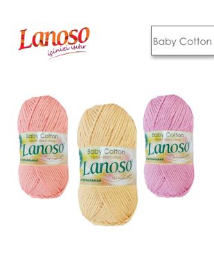 Lanoso Baby Cotton El Örgü İplikleri