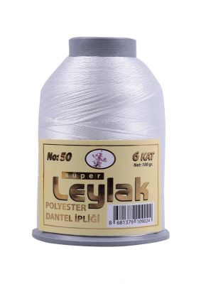 Leylak Polyester Dantel İplikleri - 6 Katlı - 100 Gr - 1 Adet HEDİYE