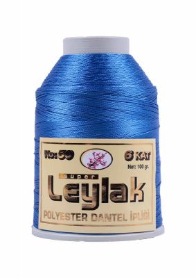 Leylak Polyester Dantel İplikleri - 6 Katlı - 100 Gr - 1 Adet HEDİYE