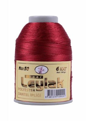 Leylak Polyester Dantel İplikleri - 6 Katlı - 100 Gr - 1 Adet HEDİYE