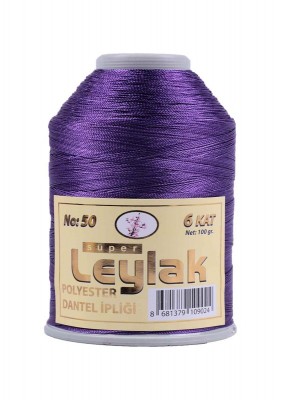 Leylak Polyester Dantel İplikleri - 6 Katlı - 100 Gr - 1 Adet HEDİYE - Thumbnail