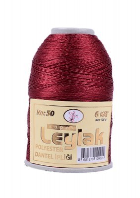 Leylak Polyester Dantel İplikleri - 6 Katlı - 100 Gr - 1 Adet HEDİYE - Thumbnail