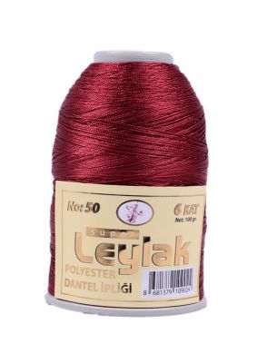 Leylak Polyester Dantel İplikleri - 6 Katlı - 100 Gr - 1 Adet HEDİYE