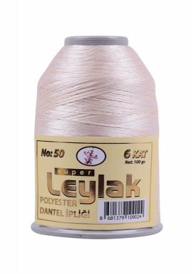 Leylak Polyester Dantel İplikleri - 6 Katlı - 100 Gr - 1 Adet HEDİYE