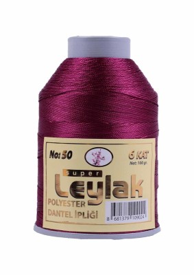 Leylak Polyester Dantel İplikleri - 6 Katlı - 100 Gr - 1 Adet HEDİYE - Thumbnail