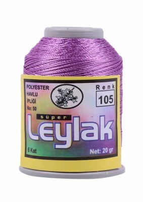 Leylak Polyester Dantel İplikleri - 6 Katlı - 20 Gr - Thumbnail