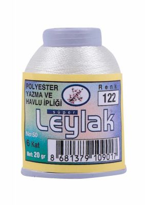 Leylak Polyester Dantel İplikleri - 6 Katlı - 20 Gr