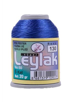 Leylak Polyester Dantel İplikleri - 6 Katlı - 20 Gr