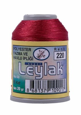 Leylak Polyester Dantel İplikleri - 6 Katlı - 20 Gr