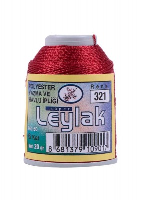 Leylak Polyester Dantel İplikleri - 6 Katlı - 20 Gr - Thumbnail