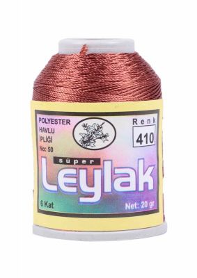 Leylak Polyester Dantel İplikleri - 6 Katlı - 20 Gr