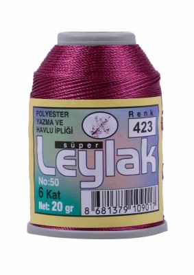 Leylak Polyester Dantel İplikleri - 6 Katlı - 20 Gr - Thumbnail