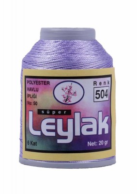 Leylak Polyester Dantel İplikleri - 6 Katlı - 20 Gr - Thumbnail