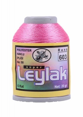 Leylak Polyester Dantel İplikleri - 6 Katlı - 20 Gr - Thumbnail