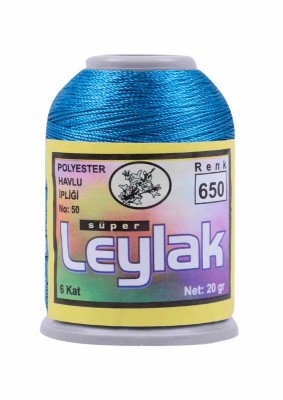 Leylak Polyester Dantel İplikleri - 6 Katlı - 20 Gr - Thumbnail