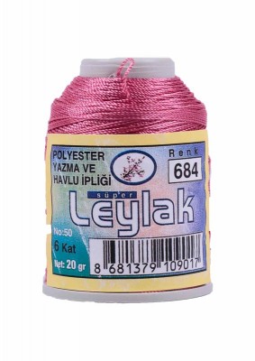 Leylak Polyester Dantel İplikleri - 6 Katlı - 20 Gr - Thumbnail