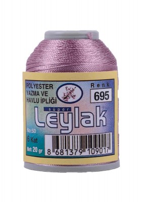 Leylak Polyester Dantel İplikleri - 6 Katlı - 20 Gr - Thumbnail