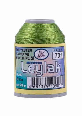 Leylak Polyester Dantel İplikleri - 6 Katlı - 20 Gr