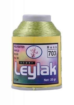 Leylak Polyester Dantel İplikleri - 6 Katlı - 20 Gr - Thumbnail