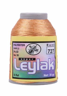 Leylak Polyester Dantel İplikleri - 6 Katlı - 20 Gr