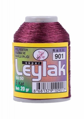 Leylak Polyester Dantel İplikleri - 6 Katlı - 20 Gr - Thumbnail