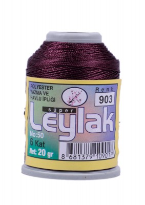 Leylak Polyester Dantel İplikleri - 6 Katlı - 20 Gr - Thumbnail