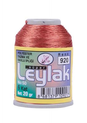 Leylak Polyester Dantel İplikleri - 6 Katlı - 20 Gr