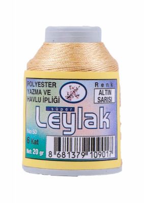 Leylak Polyester Dantel İplikleri - 6 Katlı - 20 Gr