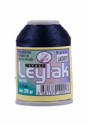 Leylak Polyester Dantel İplikleri - 6 Katlı - 20 Gr