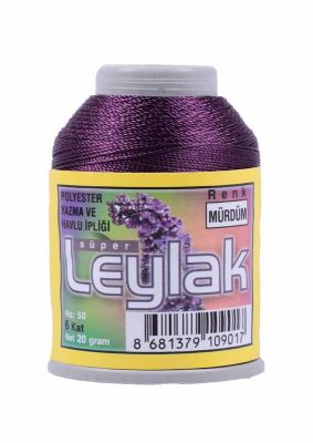 Leylak Polyester Dantel İplikleri - 6 Katlı - 20 Gr