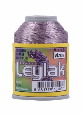 Leylak Polyester Dantel İplikleri - 6 Katlı - 20 Gr