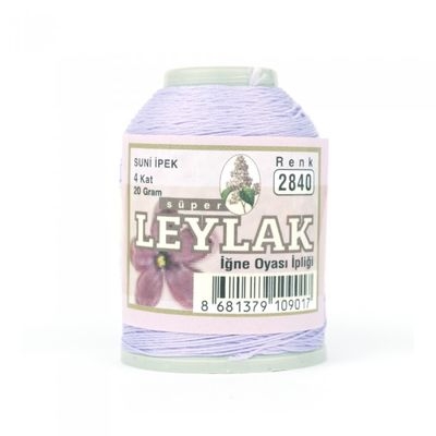 Leylak Suni İpek - İğne Oyası İplikleri - 20 gr - 4 Kat