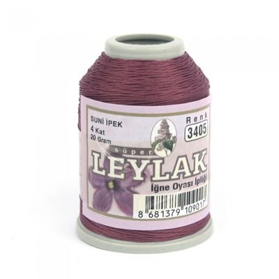 Leylak Suni İpek - İğne Oyası İplikleri - 20 gr - 4 Kat