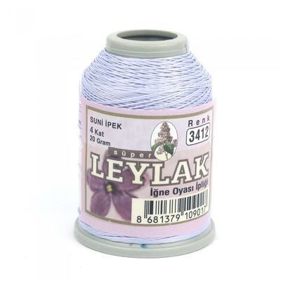 Leylak Suni İpek - İğne Oyası İplikleri - 20 gr - 4 Kat