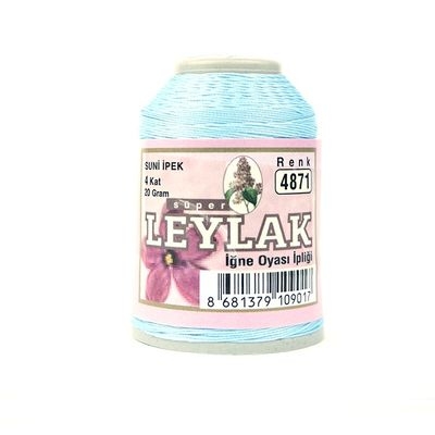 Leylak Suni İpek - İğne Oyası İplikleri - 20 gr - 4 Kat