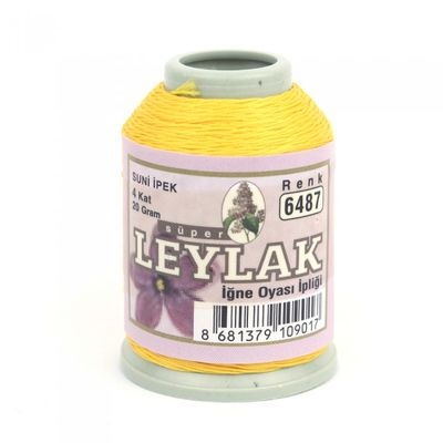 Leylak Suni İpek - İğne Oyası İplikleri - 20 gr - 4 Kat