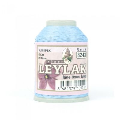 Leylak Suni İpek - İğne Oyası İplikleri - 20 gr - 4 Kat